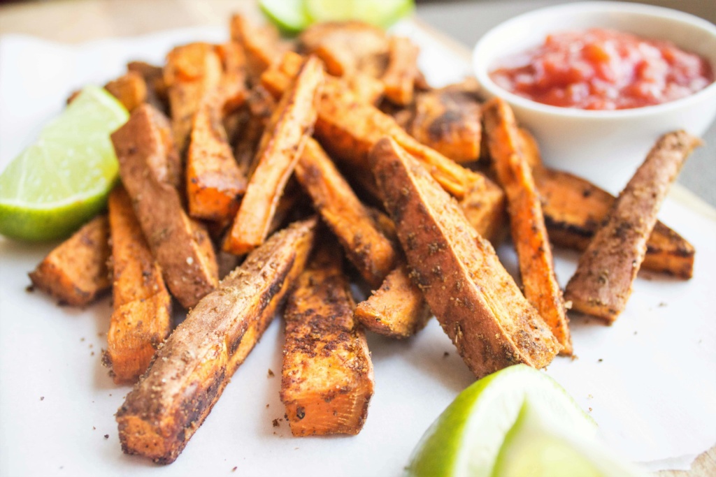 baked sweet potato fries