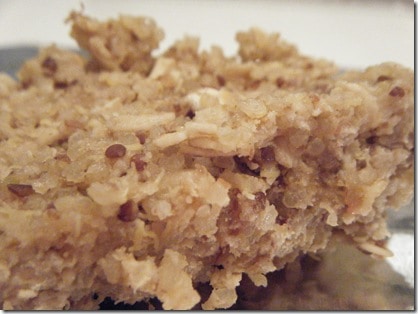 cranberry quinoa bars