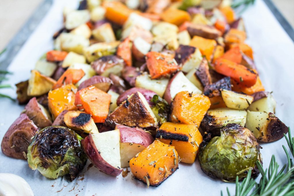 garlic herb roasted veggies recipe