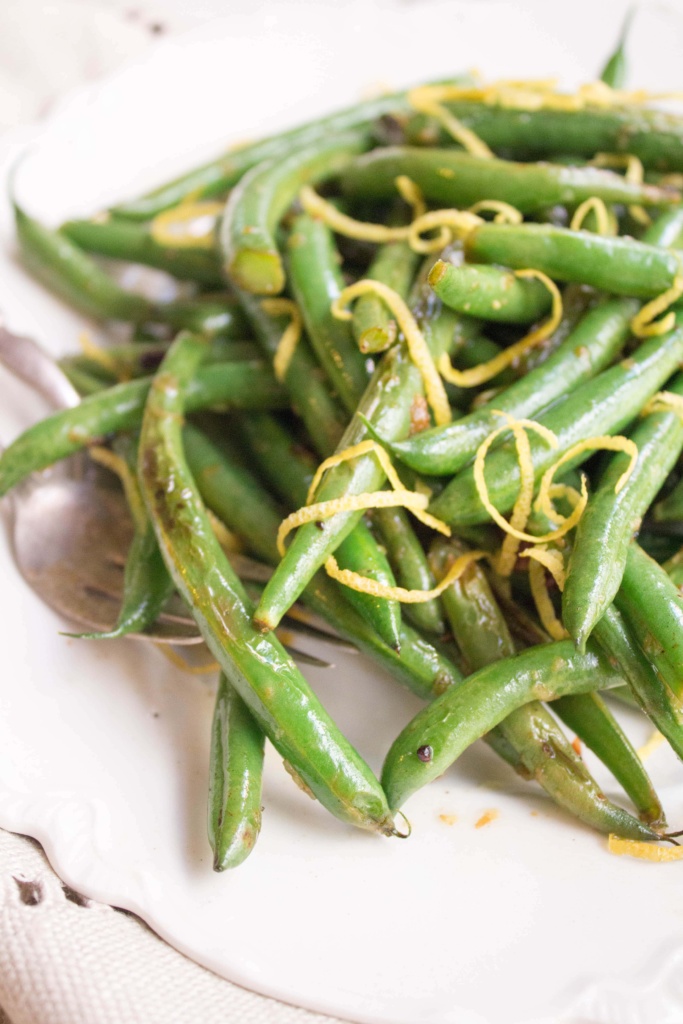 lemon garlic string-beans