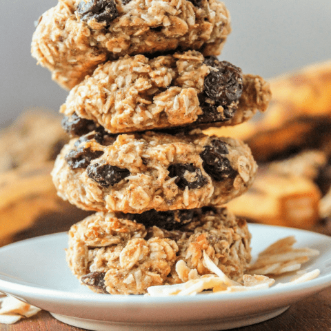 oatmeal banana coconut cookies