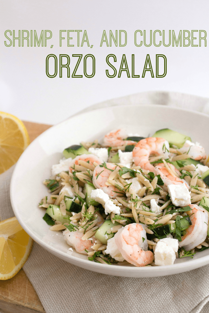 shrimp cucumber feta orzo salad