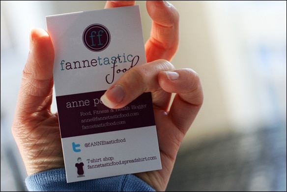 fannetastic food business card