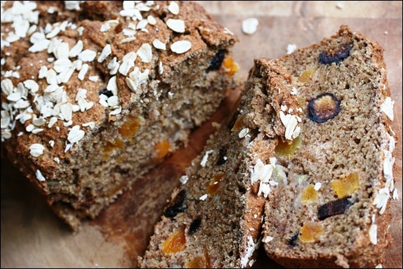 Vegan Figgy Apricot Spelt Bread Recipe