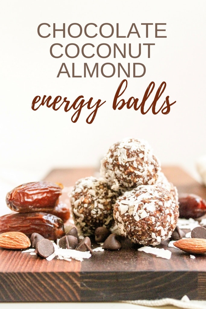 No Bake Chocolate Coconut Date Balls