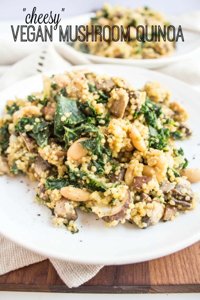 Vegan Mushroom Quinoa Side Dish Recipe