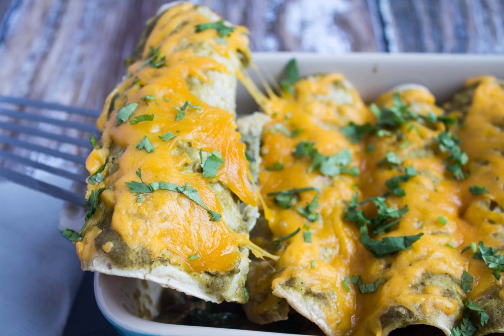 easy healthy vegetarian enchiladas