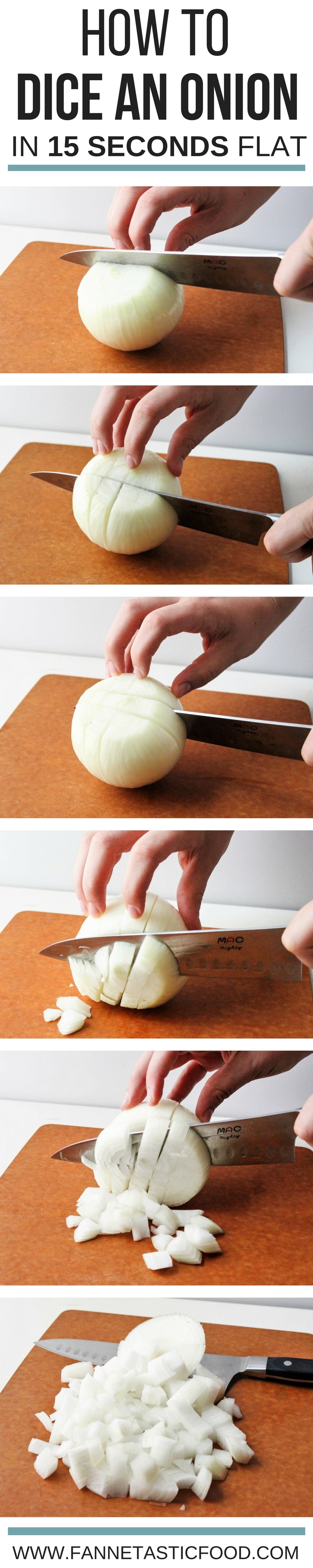 How to dice an onion in 15 seconds flat
