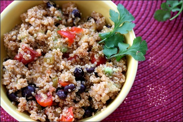 Vegan Mexican Quinoa Salad Recipe