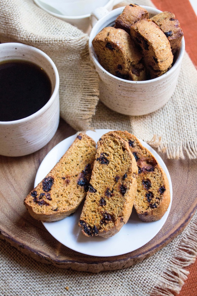Whole Wheat Pumpkin Goji Biscotti recipe