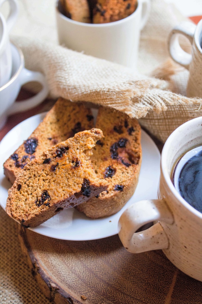 Whole Wheat Pumpkin Goji Biscotti recipe