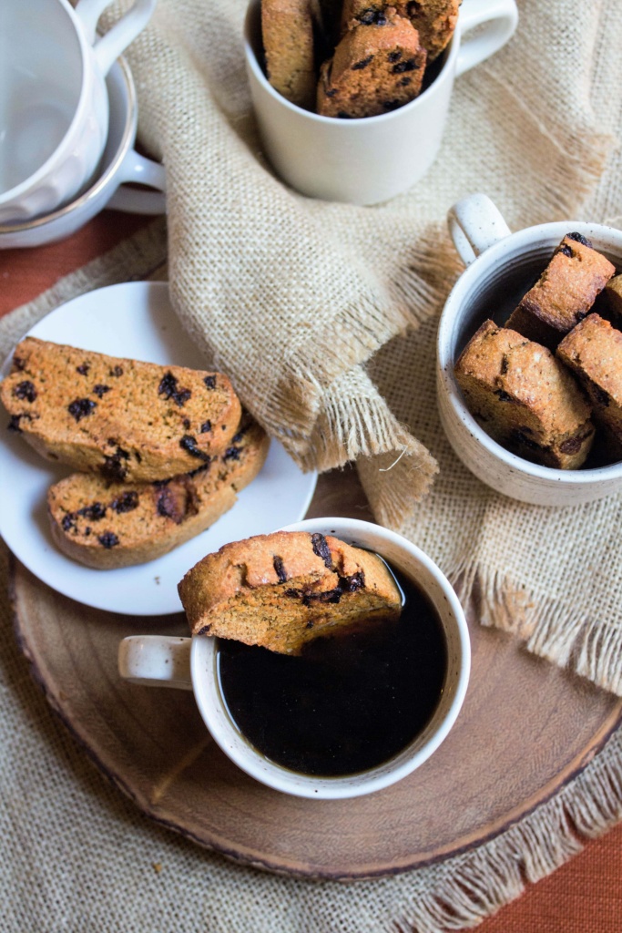 Whole Wheat Pumpkin Goji Biscotti recipe