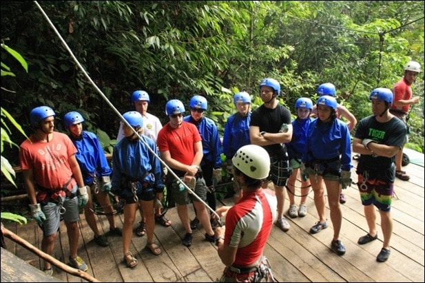 rappelling