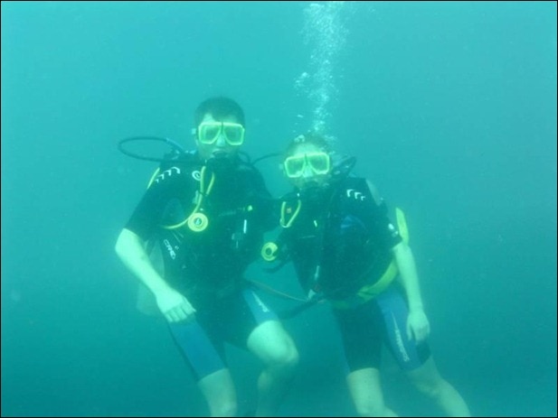 diving