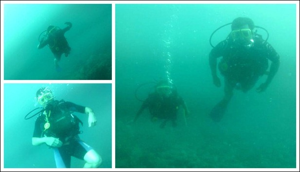 diving