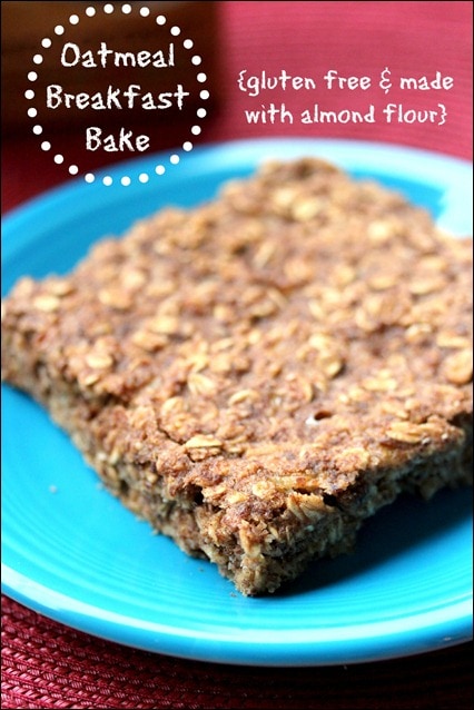 gluten free oatmeal breakfast bake