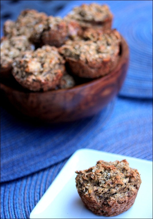 banana quinoa muffins