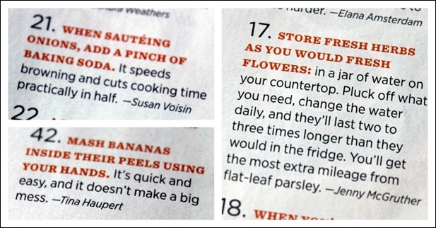 food tips from others