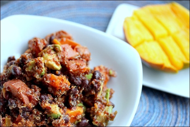 Sweet Potato Black Bean Quinoa Salad