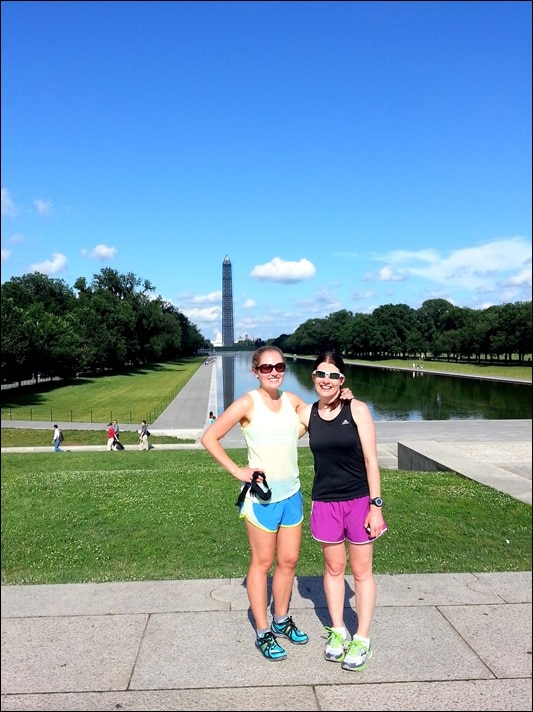 running on the mall