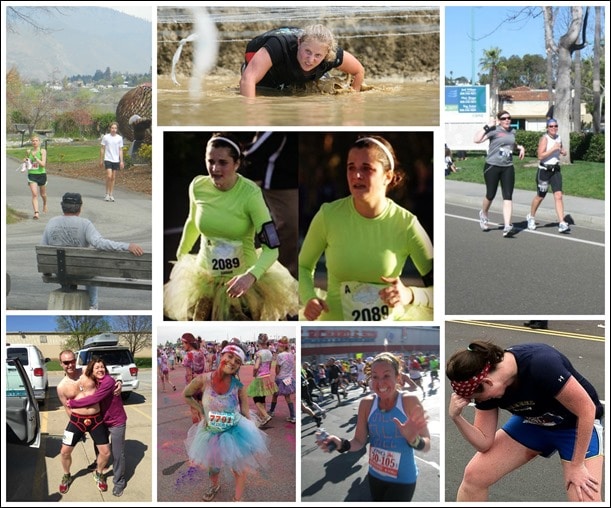 silly running photos