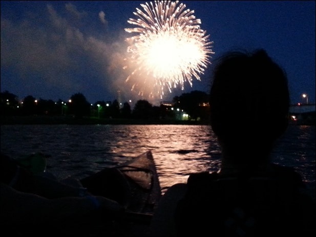 fireworks from the potomac