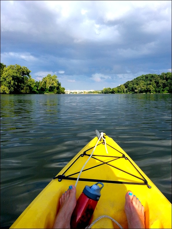kayaking on the potomac