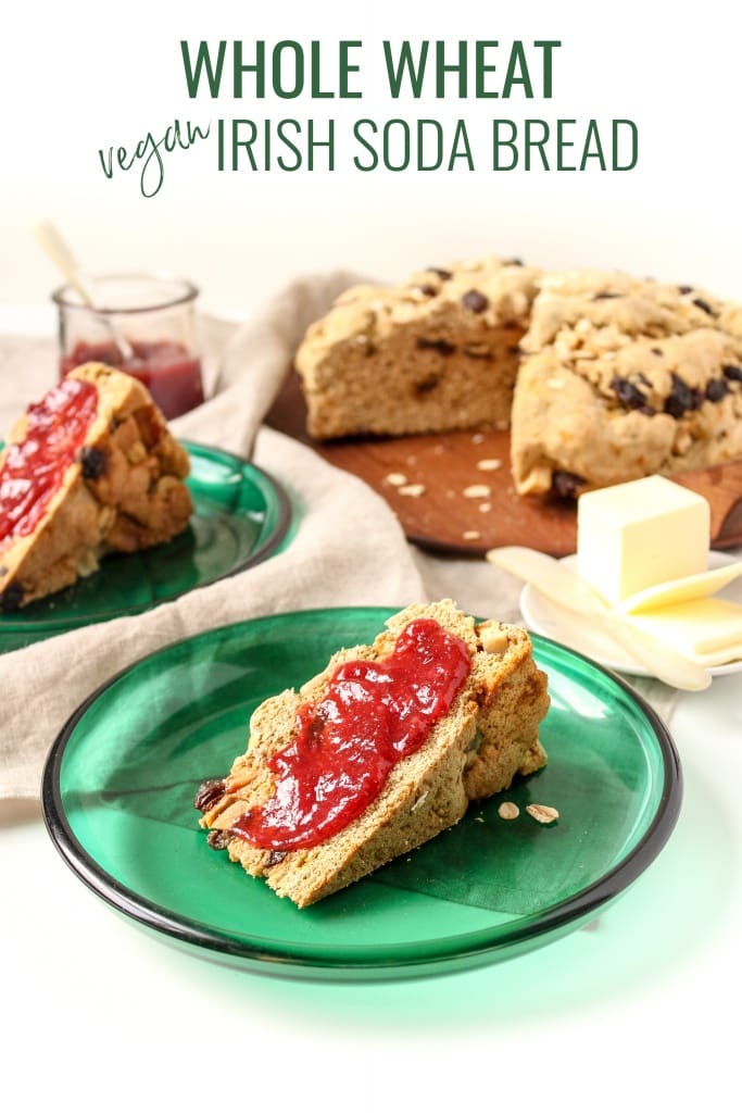 Whole wheat and vegan Irish soda bread recipe