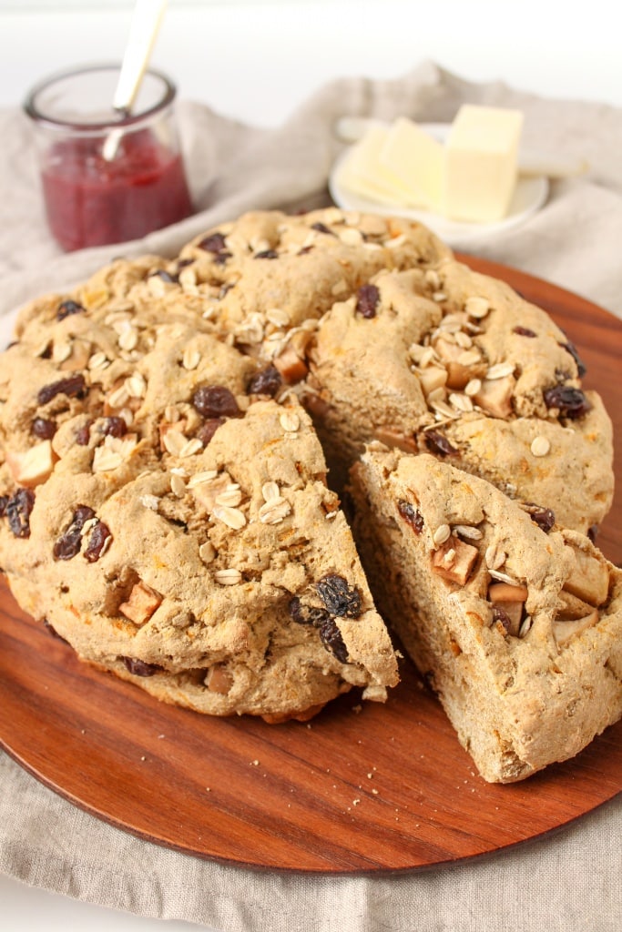 whole wheat vegan irish soda bread 