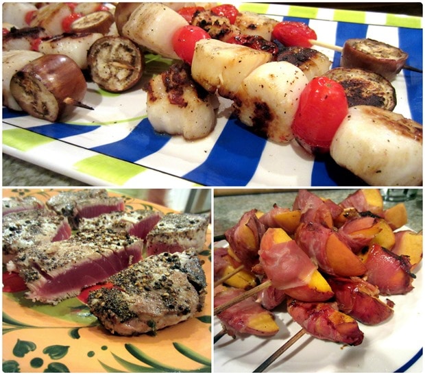 grilled scallops