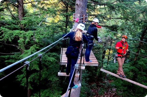 quebec ropes courses