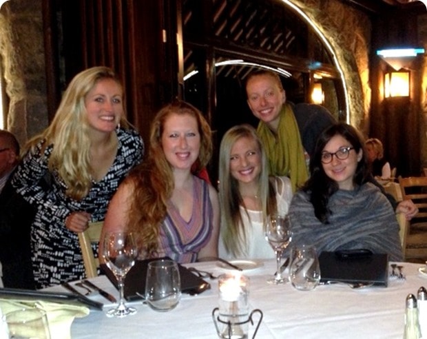 dinner at montebello