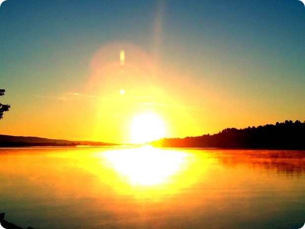 lake sunrise