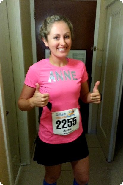 before richmond marathon