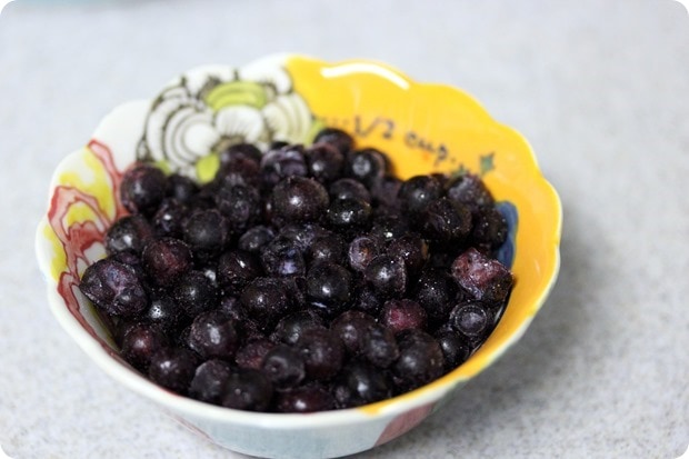 frozen wild blueberries