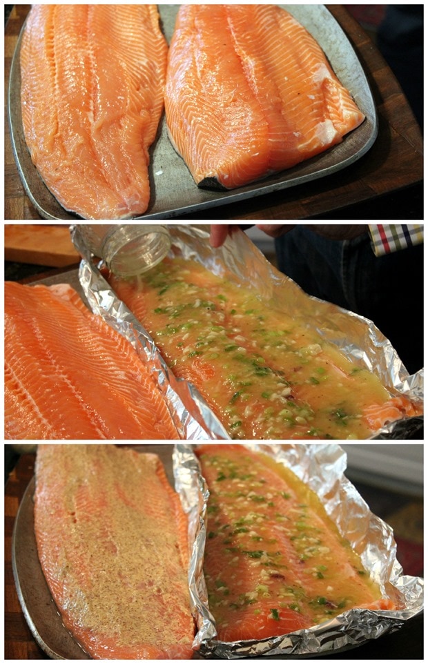cedar plank salmon