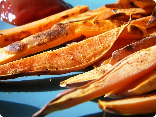 baked sweet potato fries
