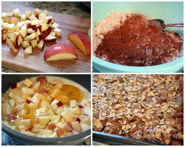baked apple cinnamon oat bars