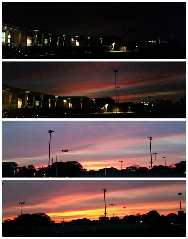 track workout sunrise