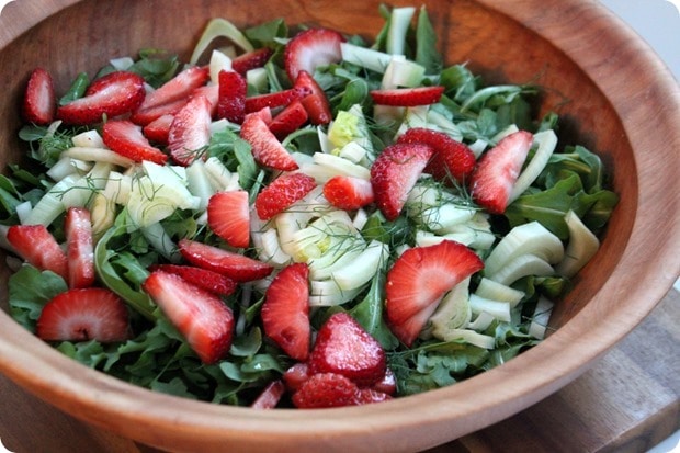 how to make Strawberry and Fennel Barley Salad