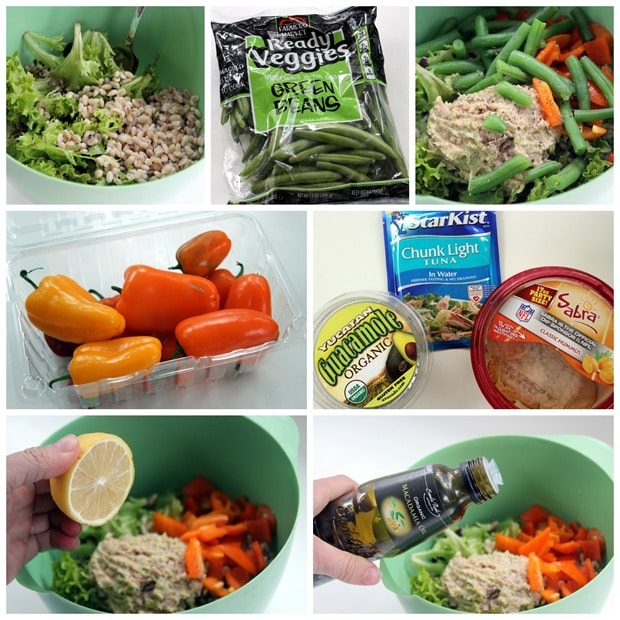 easy barley tuna salad lunch
