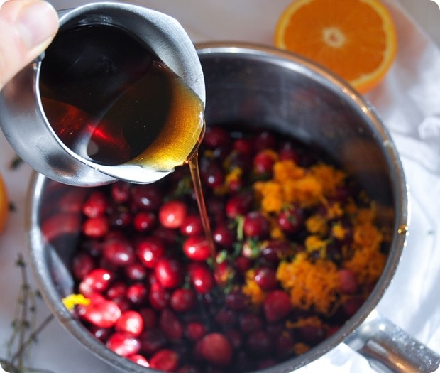 maple cranberry sauce recipe