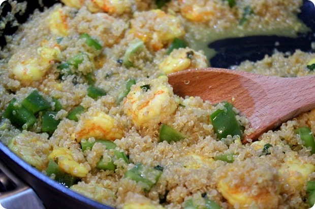 Caribbean Shrimp Quinoa Salad
