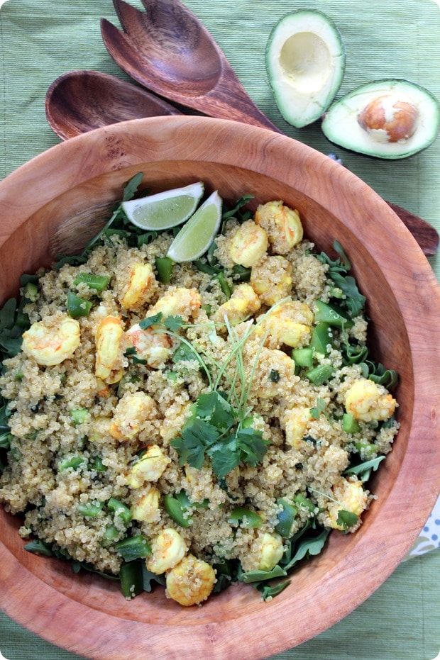 Caribbean Shrimp Quinoa Salad recipe
