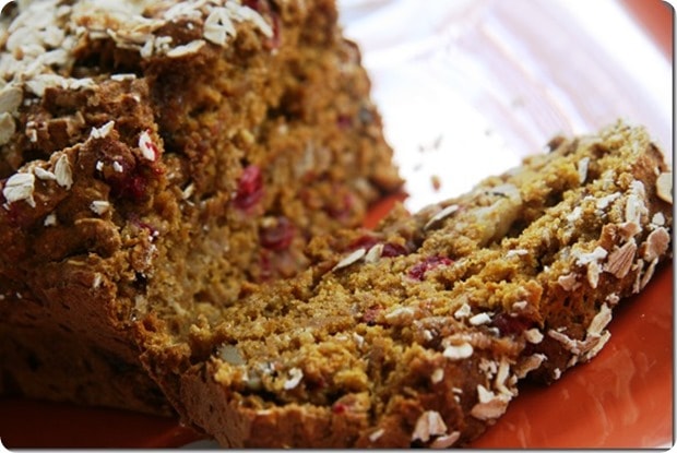 cranberry walnut pumpkin bread