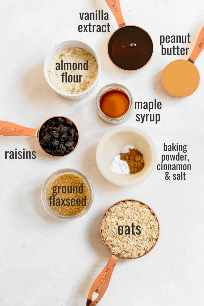 vegan oatmeal raisin cookies ingredients
