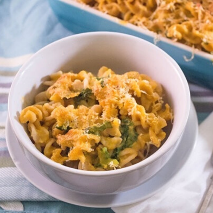 Butternut Squash Mac and Cheese with Almond Milk (Lightened-Up)