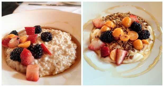 breakfast with maple syrup