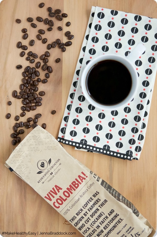 coffe cup and beans