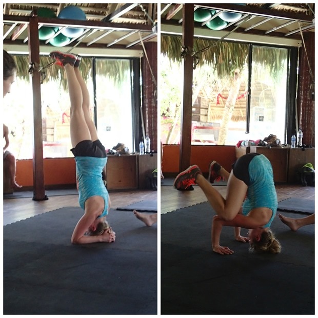 headstand practice